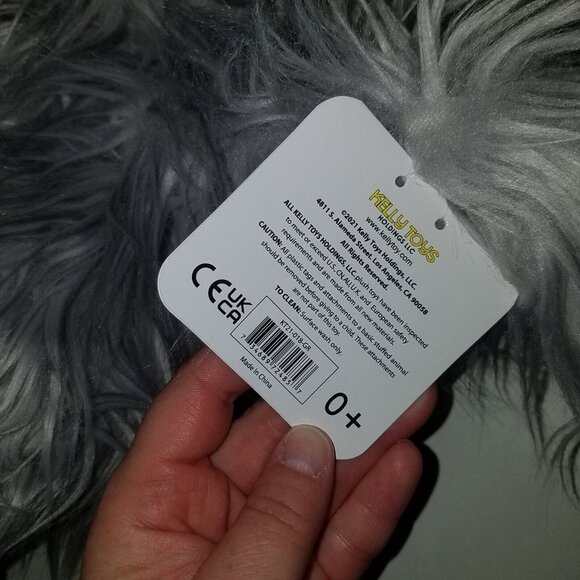 Kellytoy Gray Furry Sloth Plush Valentines Day XOXO Stuffed Animal Toy Gift wTAG - Picture 14 of 15